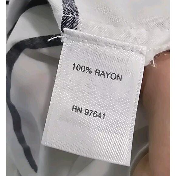 J Jill Shirt Women Medium Tall Navy White Striped Button Up Blouse Nautical - Picture 8 of 13